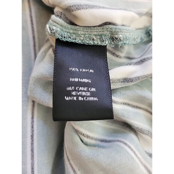 Torrid Green Striped V Neck Spaghetti Strap Beachy Flowy Tank Top Womens Plus 1X - Picture 11 of 11